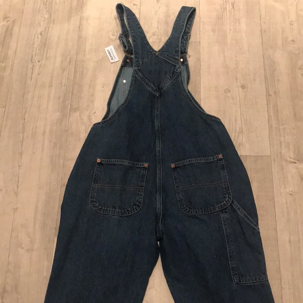 Old Navy Slouchy Straight Denim Overalls - Picture 2 of 7